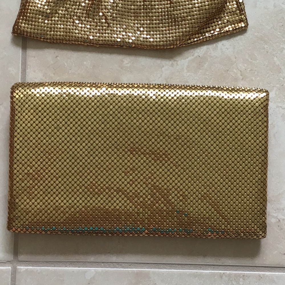 Whiting & Davis Gold Metal Mesh Purse Bundle - Picture 12 of 13